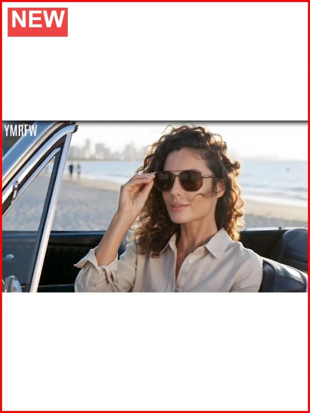 Metal Frame Polarized Aviator Sunglasses with UV400 Protection, Scratch